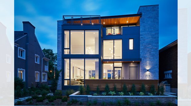 Canal Terrace House by Christopher Simmonds Architect in Ottawa, Canada