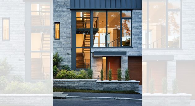 Canal Terrace House by Christopher Simmonds Architect in Ottawa, Canada
