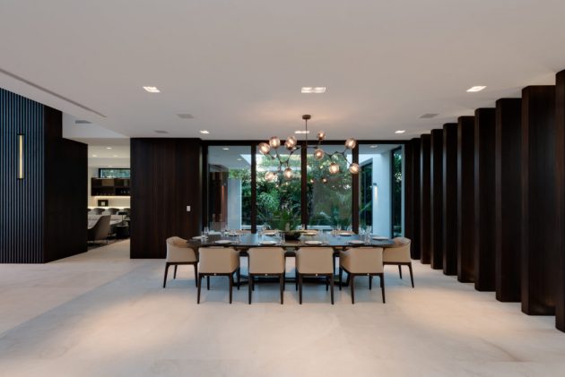 Palm Island Residence by Choeff Levy Fischman in Miami Beach, Florida