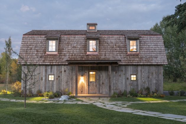 The Barn by Carney Logan Burke Architects in Wilson, Wyoming