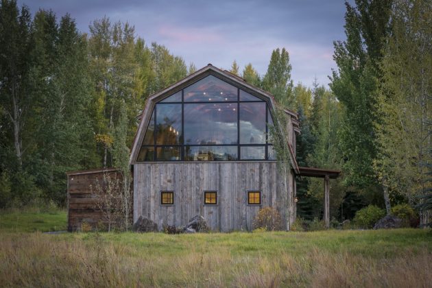 The Barn by Carney Logan Burke Architects in Wilson, Wyoming