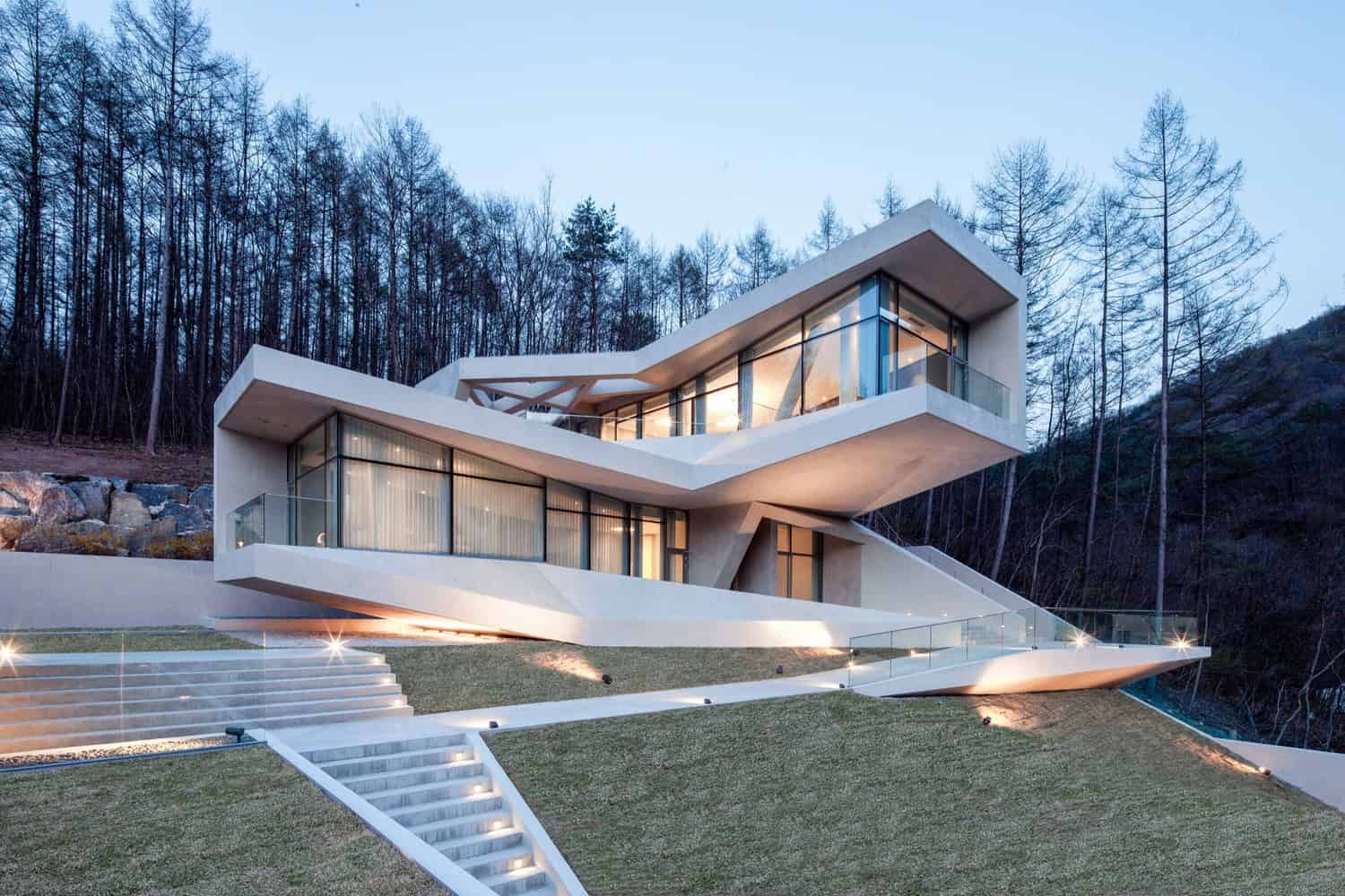 U Retreat by IDMM Architects in Hongcheon, South Korea