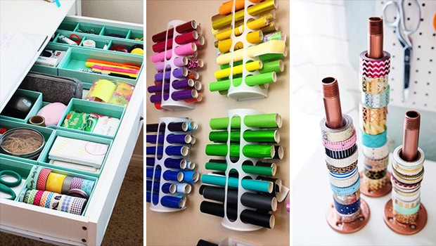15 Practical DIY Storage Ideas For Your Crafting Space