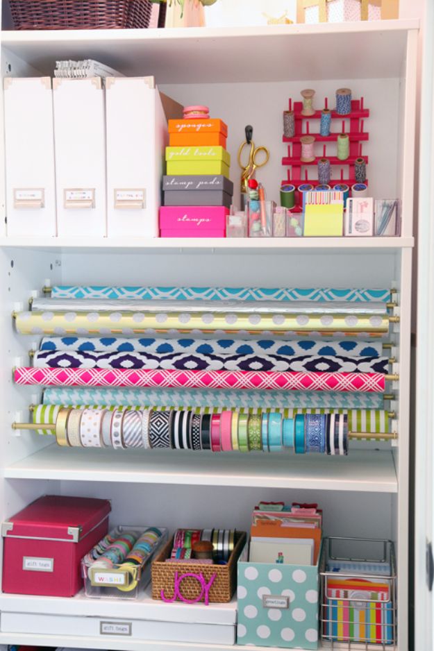 15 Practical DIY Storage Ideas For Your Crafting Space