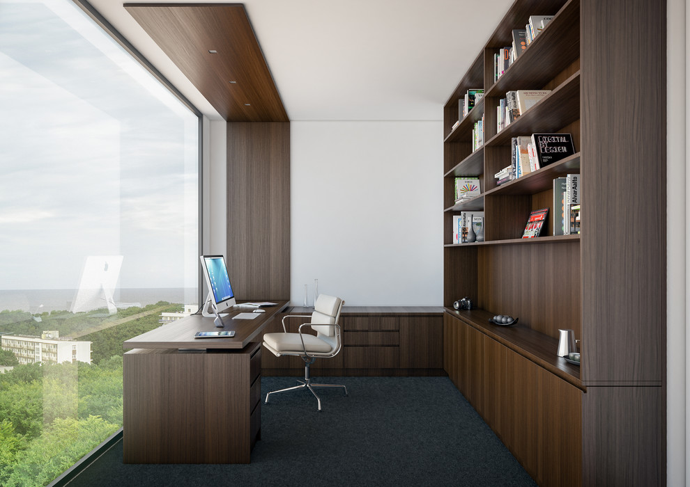 16 Prodigious Modern Home Office Interiors You Won't Stop Working In