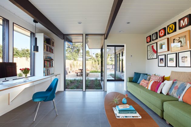 Mid-Mod Eichler Addition Remodel by Klopf Architecture, San Mateo, CA