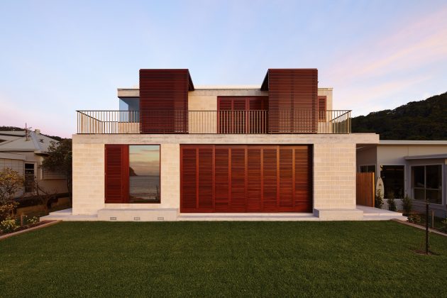 Block House by Porebski Architects in Pearl Beach, Australia