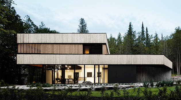 House by the Lake by ACDF Architecture in Magog, Canada