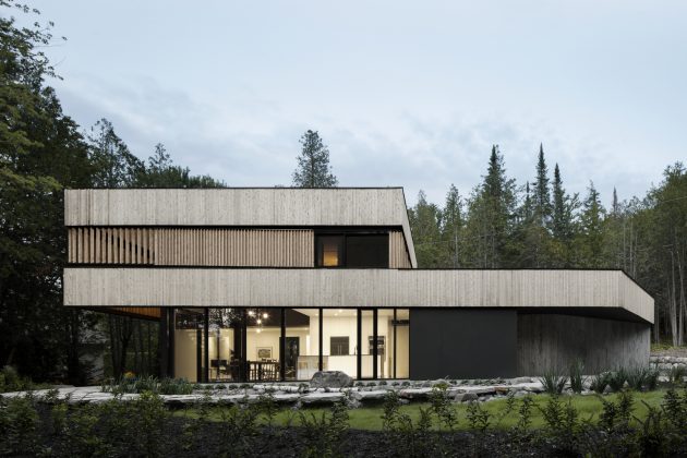 House by the Lake by ACDF Architecture in Magog, Canada