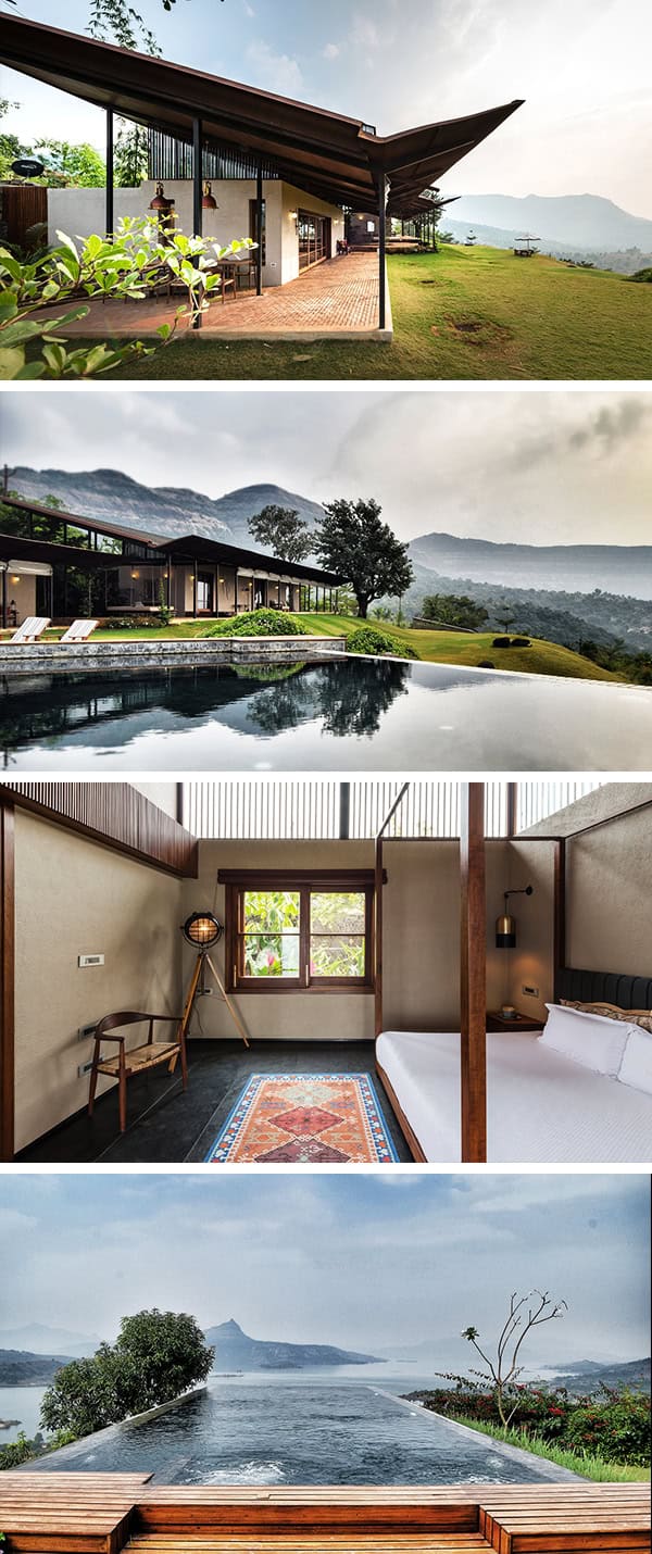 The House with the Gabion by Spasm Design in Lonavala, India