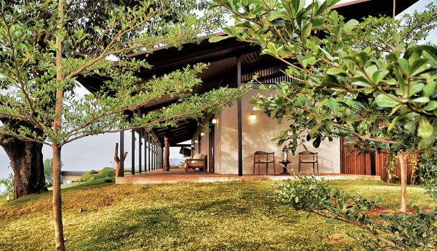 The House with the Gabion by Spasm Design in Lonavala, India