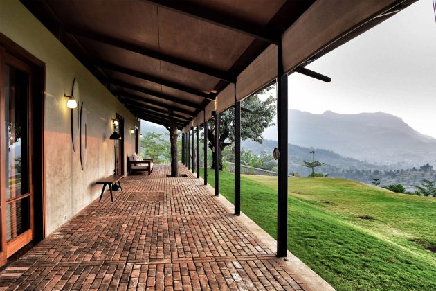 The House with the Gabion by Spasm Design in Lonavala, India