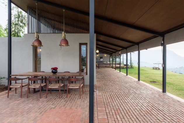The House with the Gabion by Spasm Design in Lonavala, India