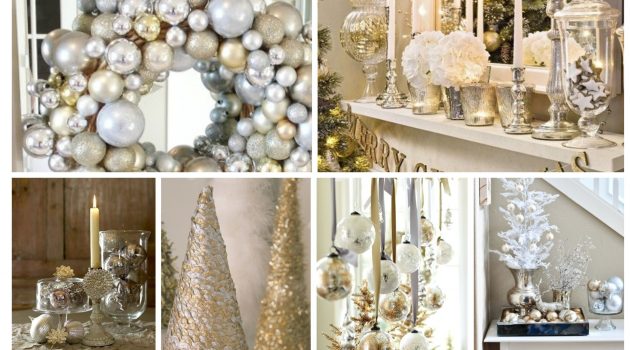 Decorate The Home In Gold And Silver For Chic Festive Atmosphere