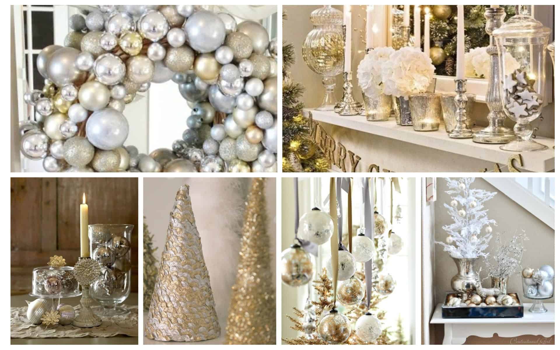 Decorate The Home In Gold And Silver For Chic Festive Atmosphere