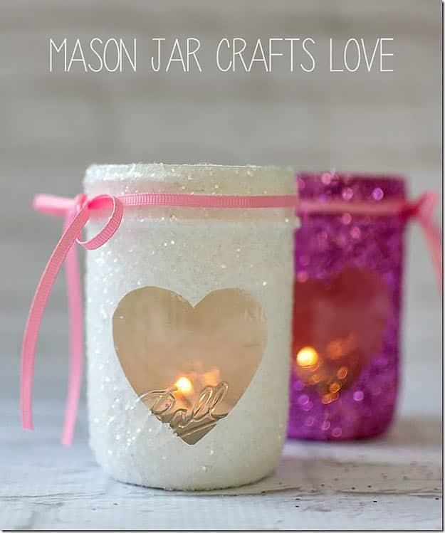 mason jar valentine crafts