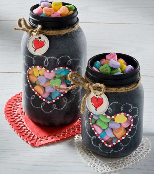 15 Charming DIY Mason Jar Gifts For Valentine's Day