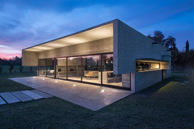 Concrete House In Argentina By Luciano Kruk Concrete House In Argentina By Luciano Kruk