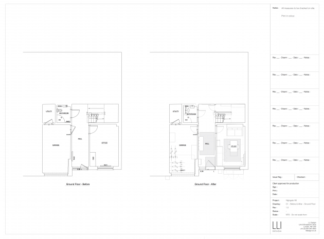Highgate Hill Townhouse Project by LLI Design in London, UK