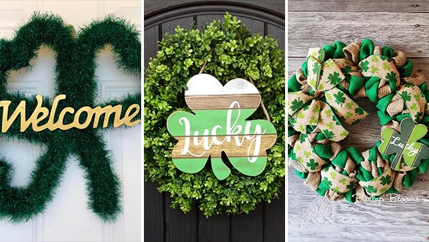 15 Fabulous Handmade St Patrick’s Day Wreath Ideas