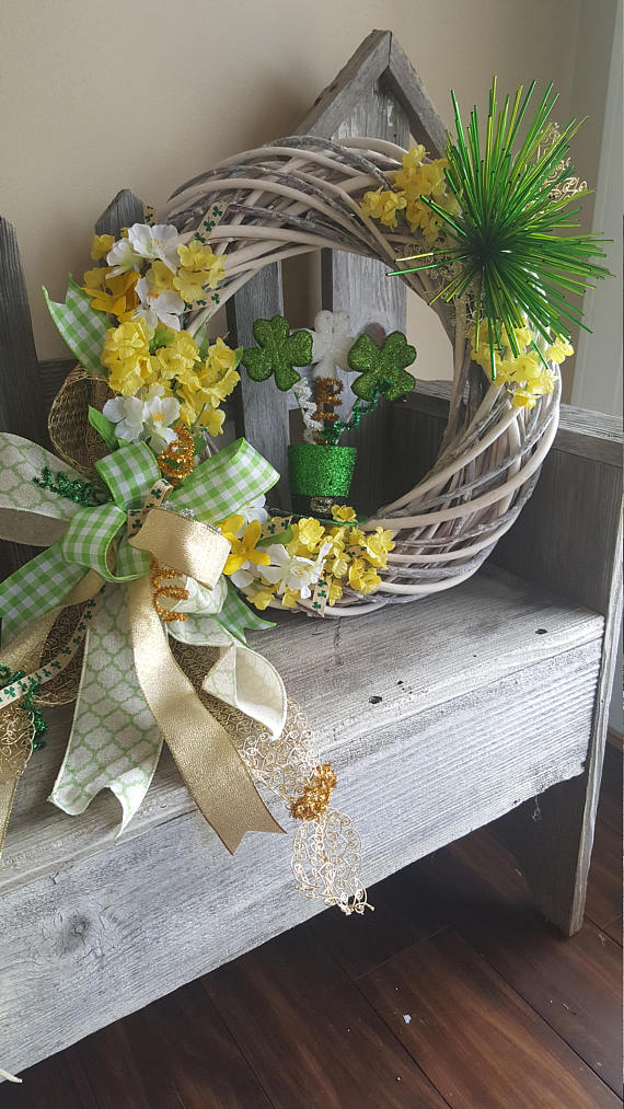 15 Fabulous Handmade St Patrick's Day Wreath Ideas