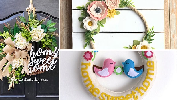 17 Creative Handmade Spring Wreath Designs That Will Refresh Your Front Door