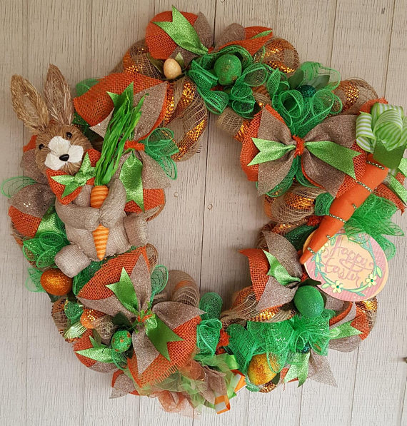17 Fantastic Handmade Easter Wreath Designs You'll Want To Have