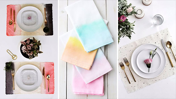 17 Perfect DIY Placemats and Napkins For Your Table Decor