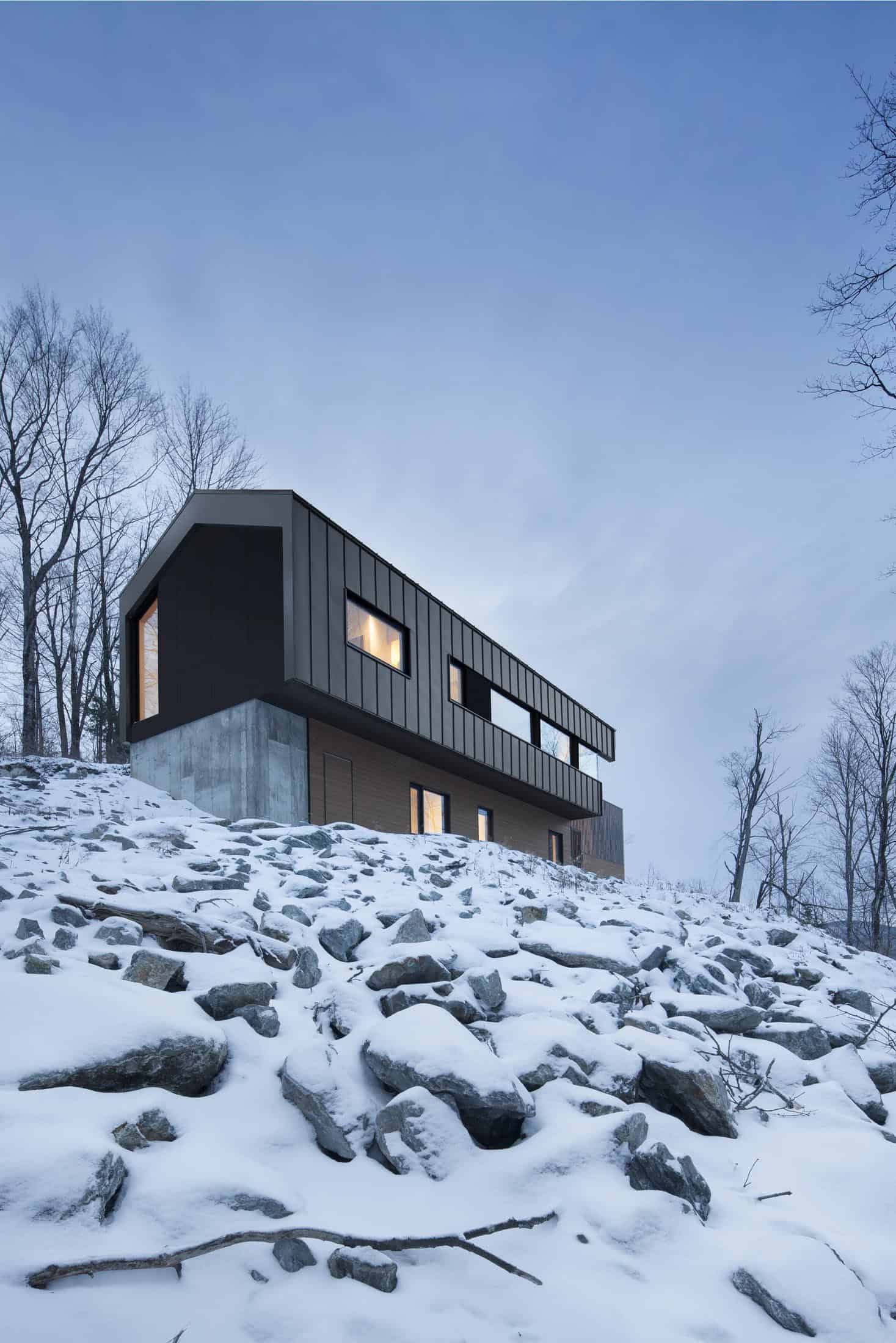 Bolton Residence by Naturehumaine in Quebec, Canada Bolton Residence by Naturehumaine in Quebec, Canada