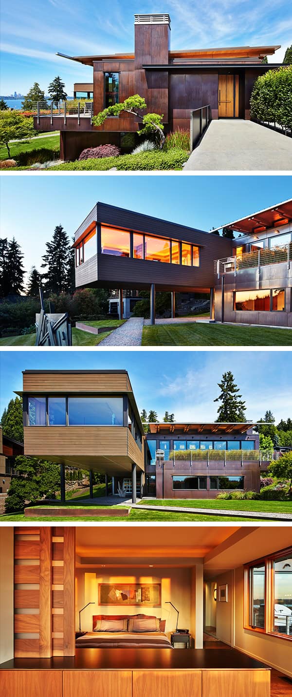 Brook Bay Residence by SKL Architects on Mercer Island in Washington