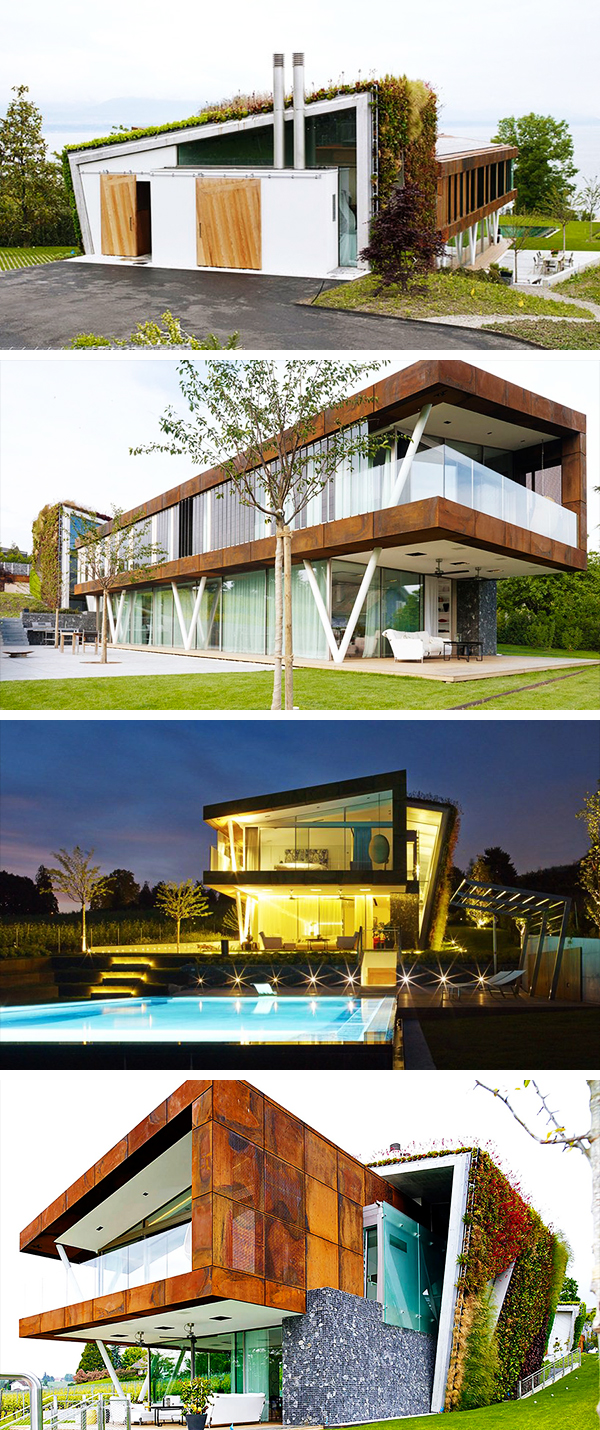 Jewel Box Villa by Design Paradigms in Lausanne, Switzerland