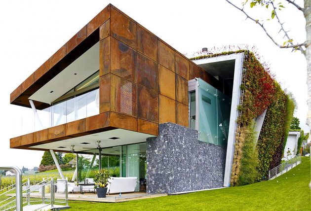 Jewel Box Villa by Design Paradigms in Lausanne, Switzerland