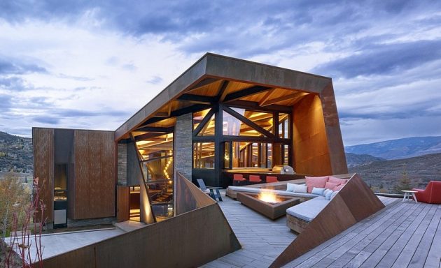 Owl Creek Residence by Skylab Architecture in Colorado, USA