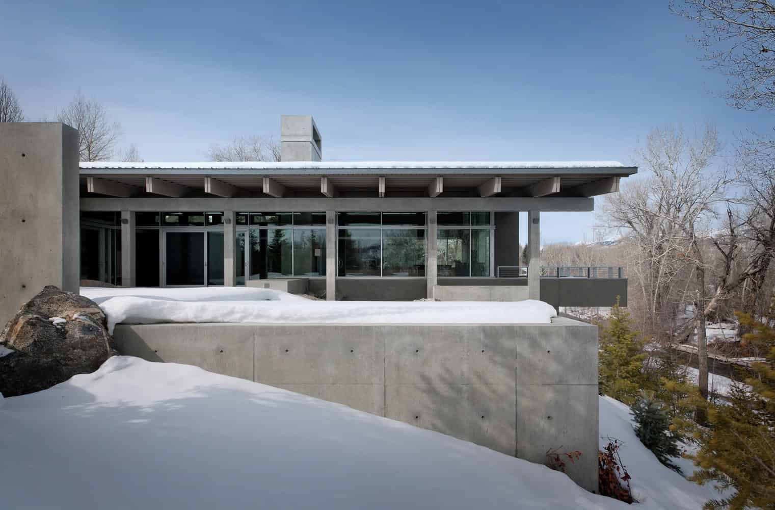 River House by Suyama Peterson Deguchi on The Northern Rocky Mountains River House by Suyama Peterson Deguchi on The Northern Rocky Mountains