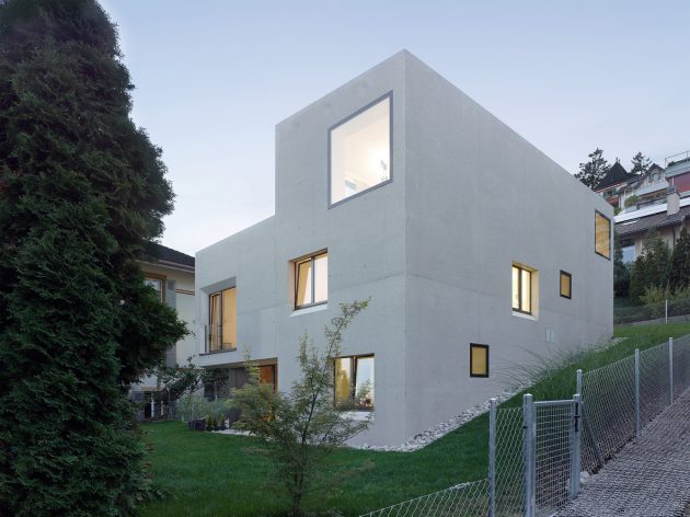 Villa SAH by Andrea Pelati Architecte in Neuchâtel, Switzerland