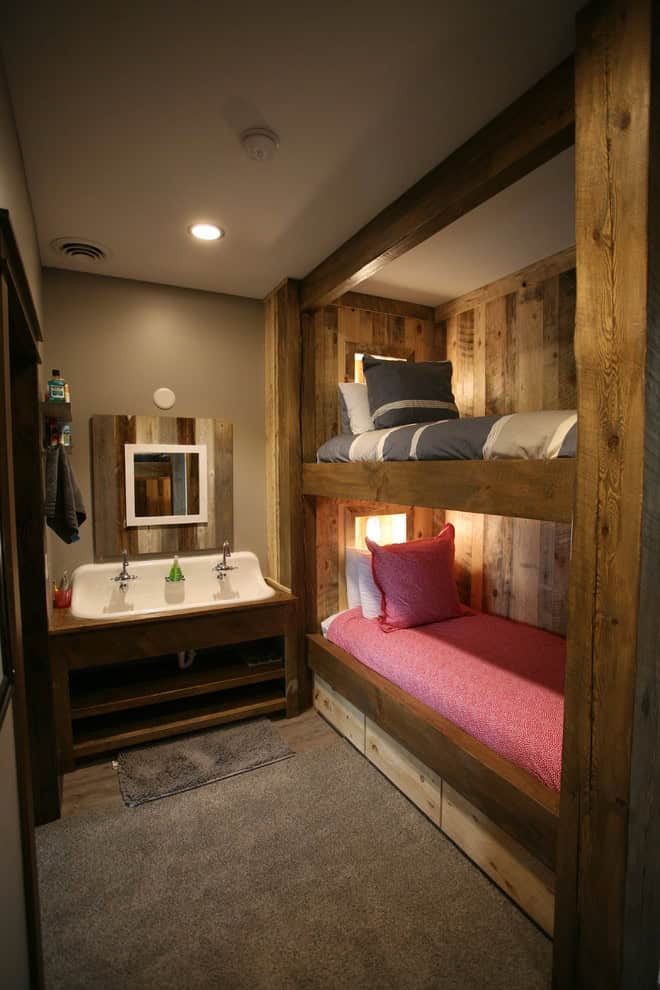 rustic kids bedroom