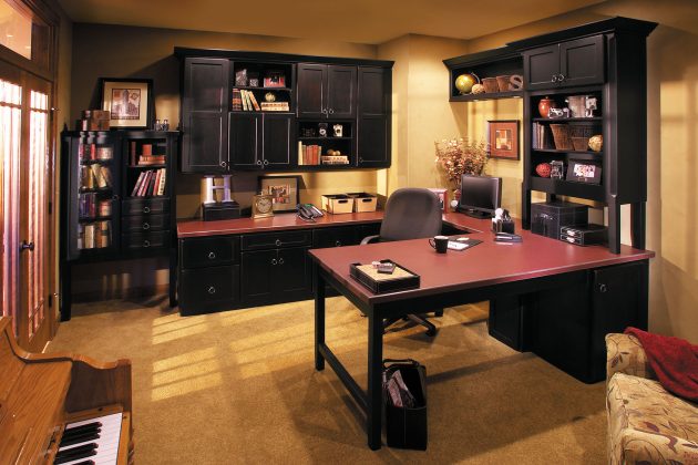 18 Attractive Examples For Decorating Functional Home Office
