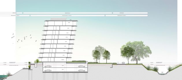 Digital algorithm changes configuration of apartments in building by the Danube