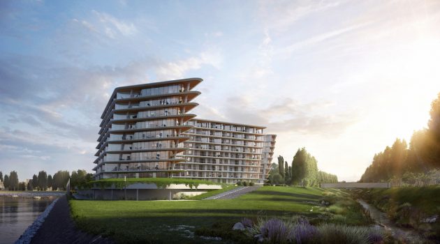 Digital algorithm changes configuration of apartments in building by the Danube