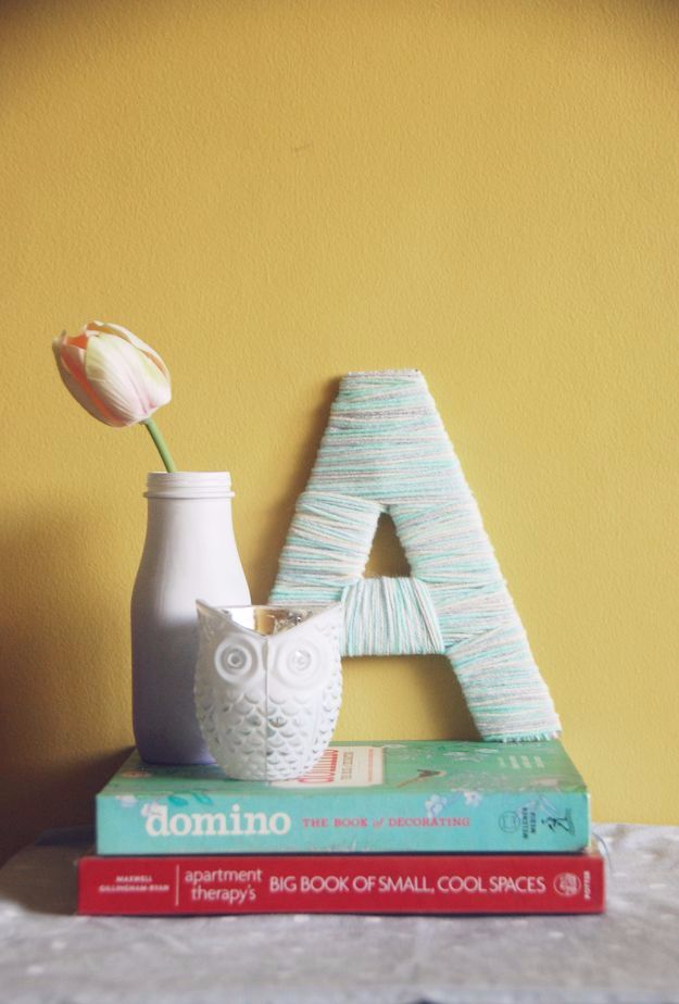 15 Awesome DIY Ideas That Use Yarn To Colorize Your Home Decor