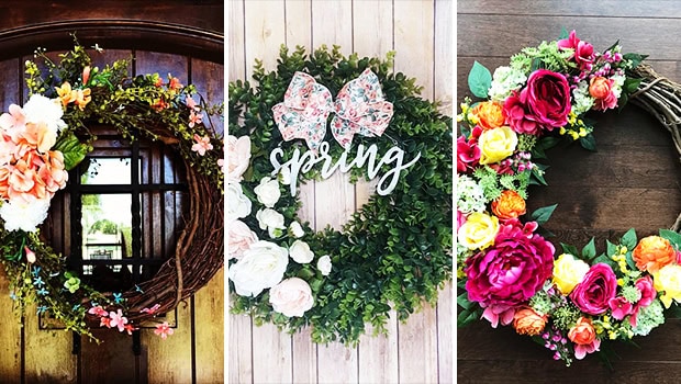 15 Refreshing Handmade Spring Wreath Designs Made Out Of Natural Materials