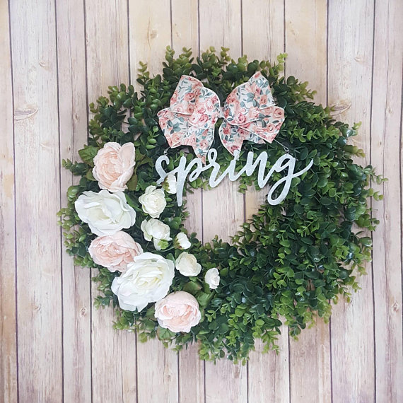 15 Refreshing Handmade Spring Wreath Designs Made Out Of Natural Materials