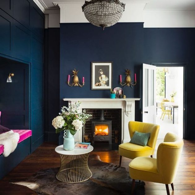 15 Totally Awesome Ideas To Use Dark Blue In Your Home Decor - Navy Blue Home Decor Ideas