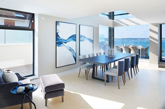 Moondance Panorama Road by David James Architects in Dorset, England