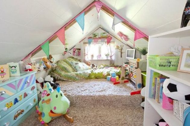5 Simple Steps For Decorating Functional Attic Child's Room