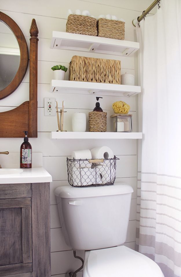 15 Simple Yet Effective DIY Bathroom Storage And ...