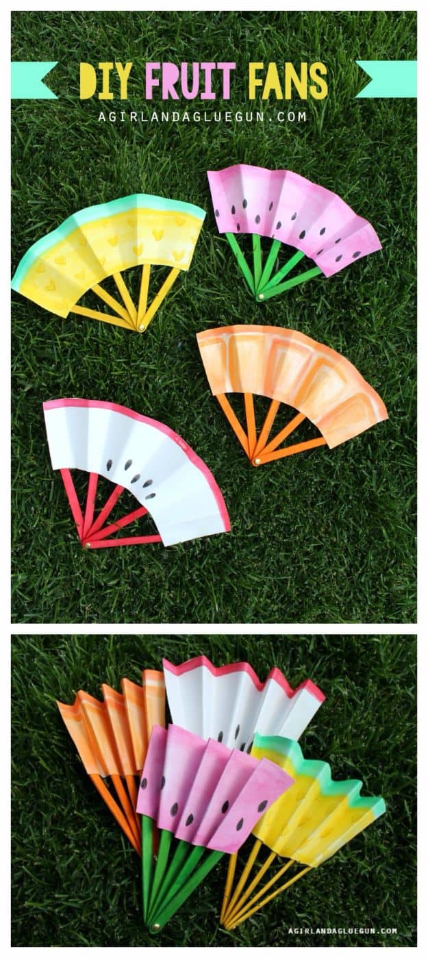 7. DIY Fruit Fans 7. DIY Fruit Fans