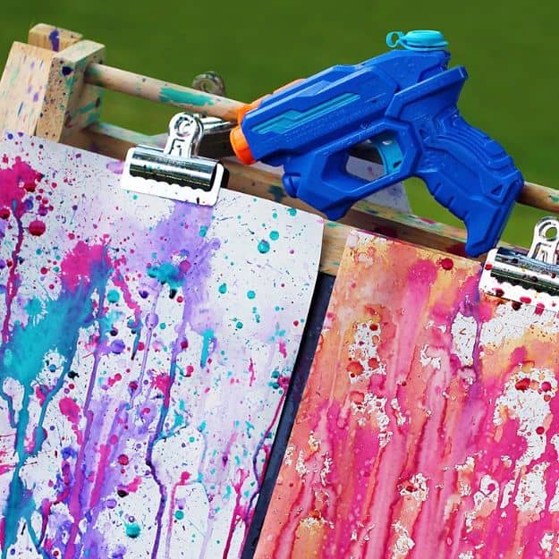 9. Squirt Gun Painting 9. Squirt Gun Painting