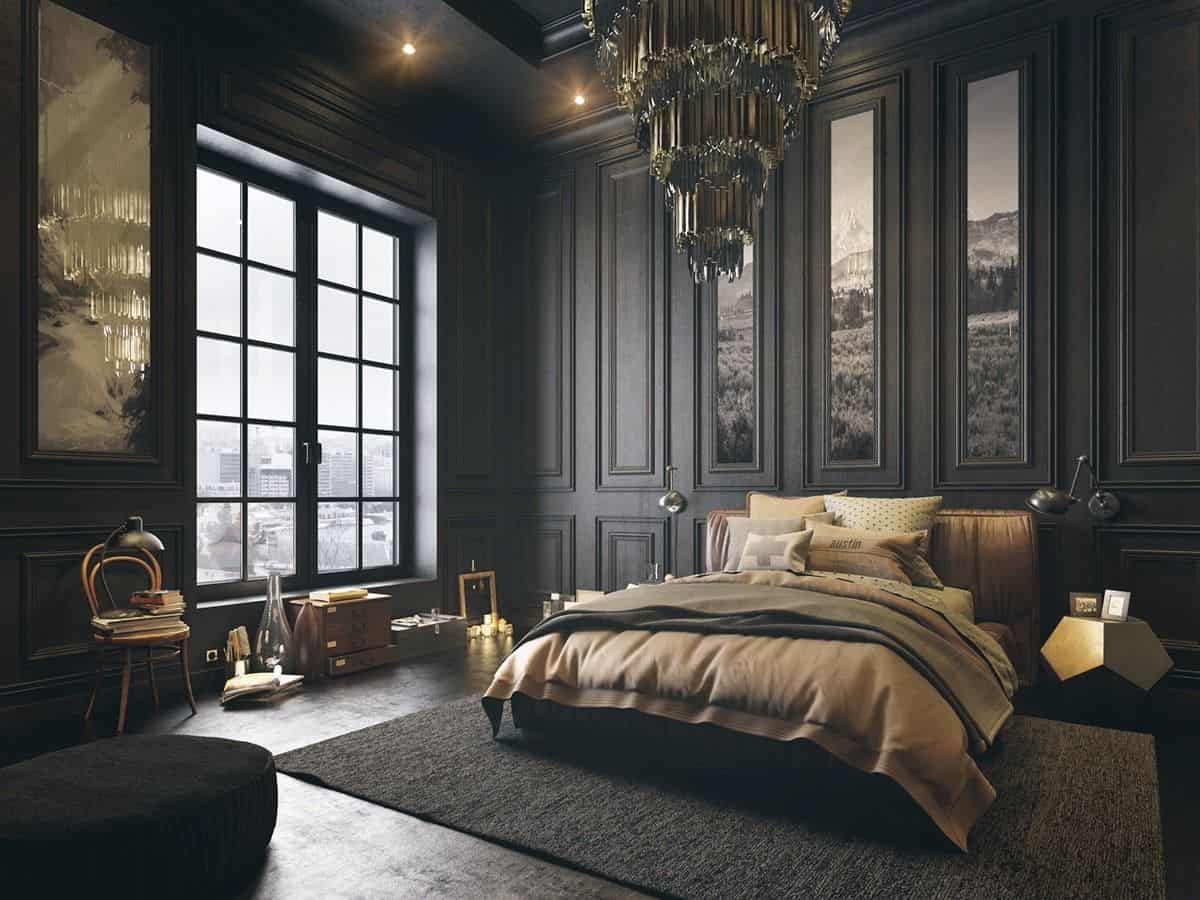 19 Magnificent Dark Bedrooms That Are Simply Amazing 19 Magnificent Dark Bedrooms That Are Simply Amazing