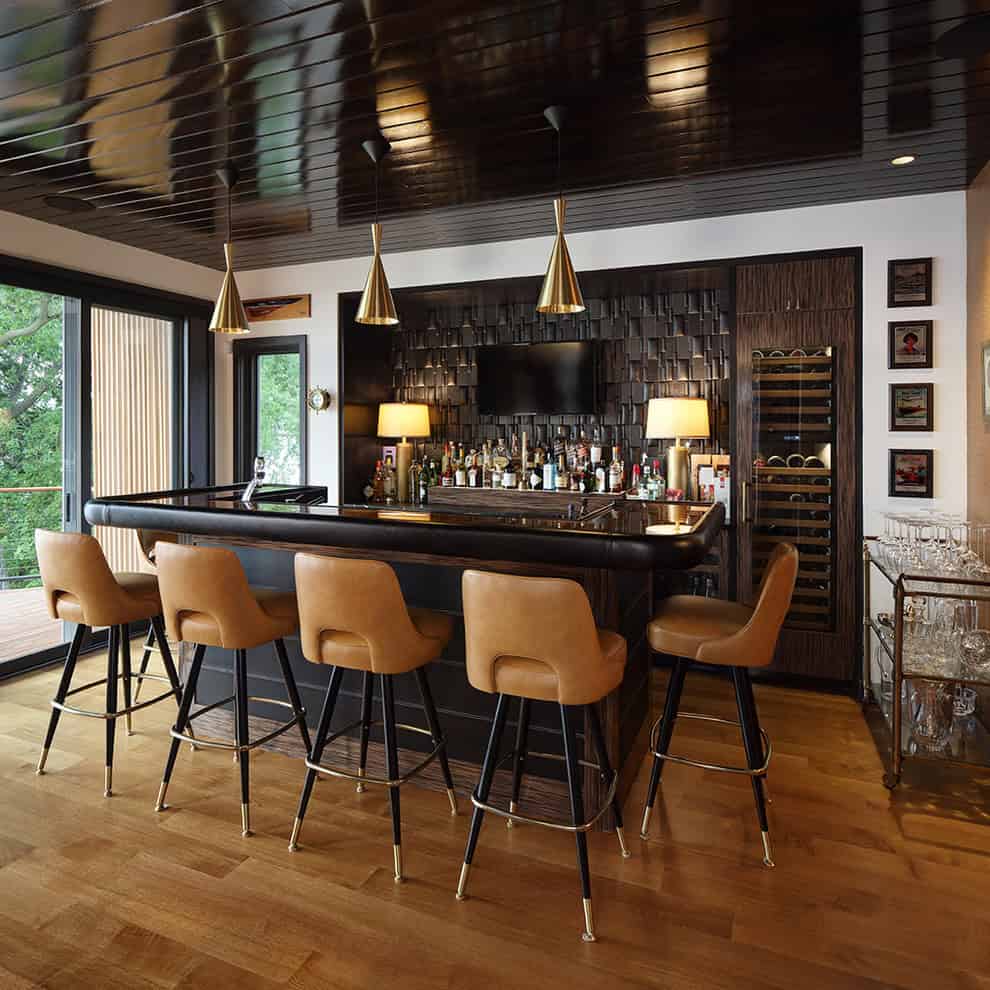 20 Glorious Contemporary Home Bar Designs You'll Go Crazy For